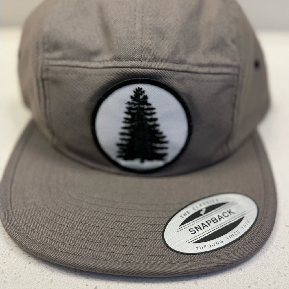 The Classic Tan Snapback with Tree Emblem